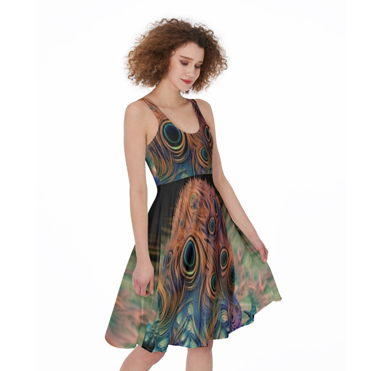 All-Over Print Women's Sleeveless Dress