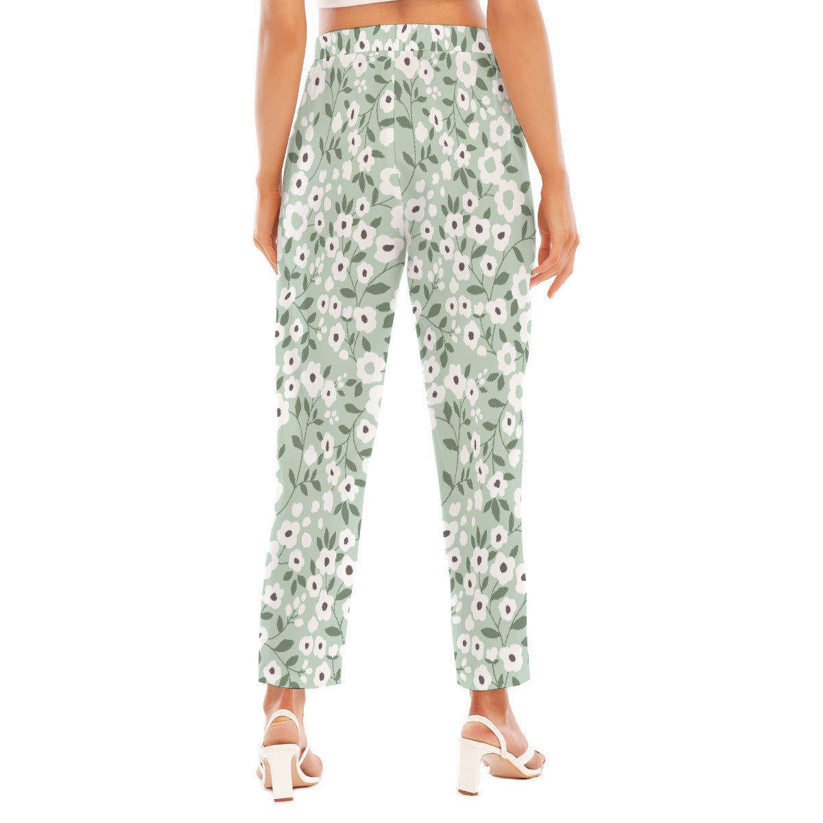 All-Over Print Women's Loose Straight-leg Pants