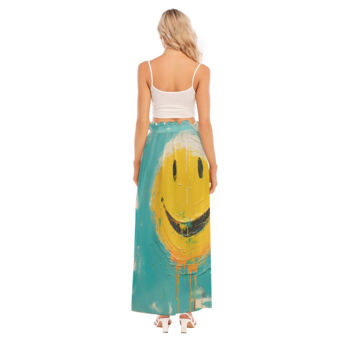 All-Over Print Women's Side Split Skirt