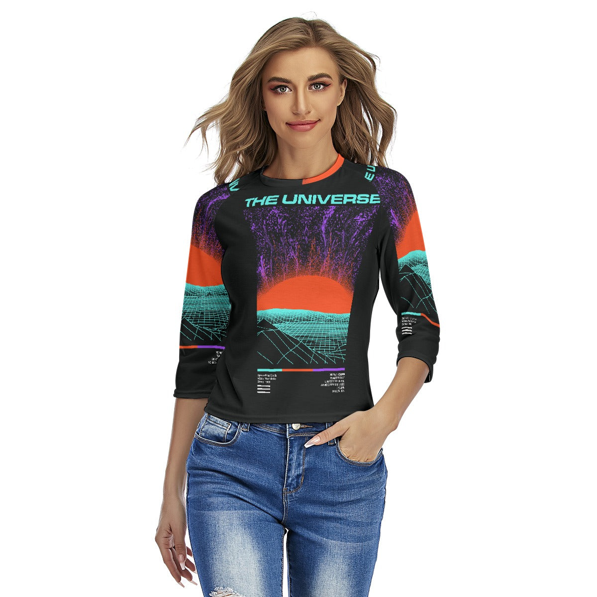 All-Over Print Women's Raglan Sleeves T-shirts