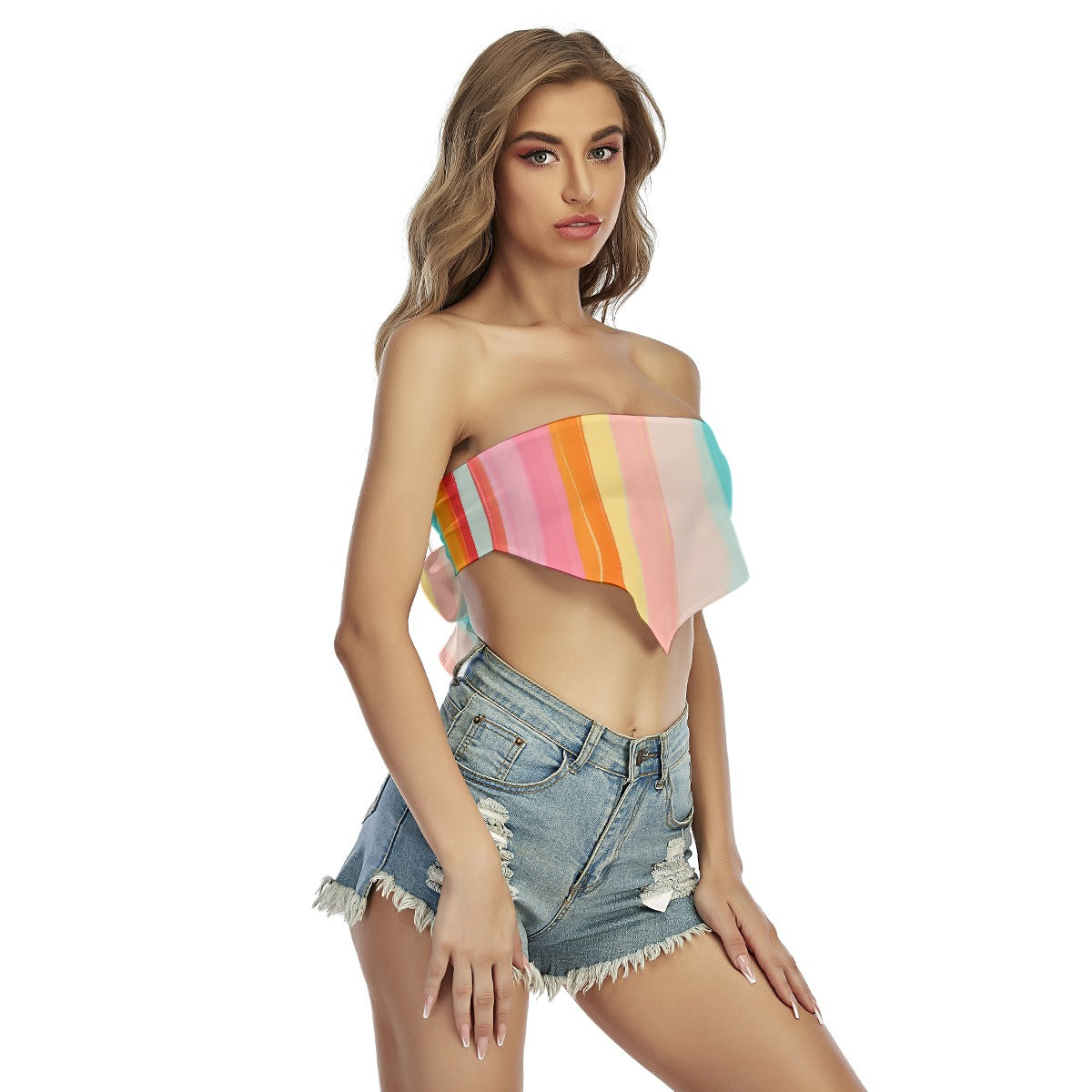 All-Over Print Women's Triangle Tube Top