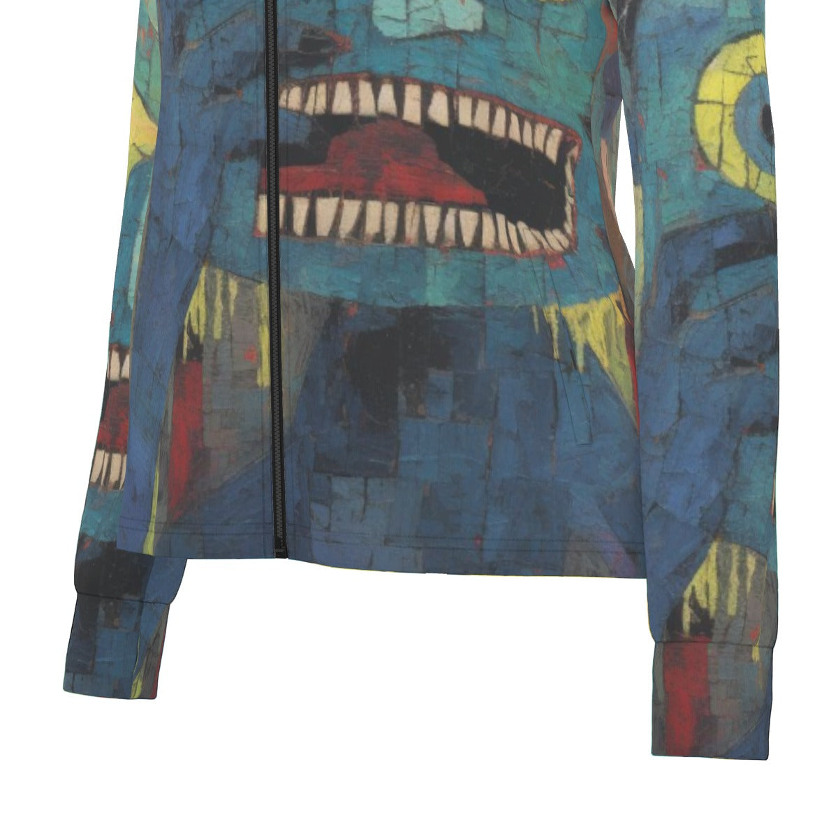 All-Over Print Women's Long Sleeve Thumbhole Jacket