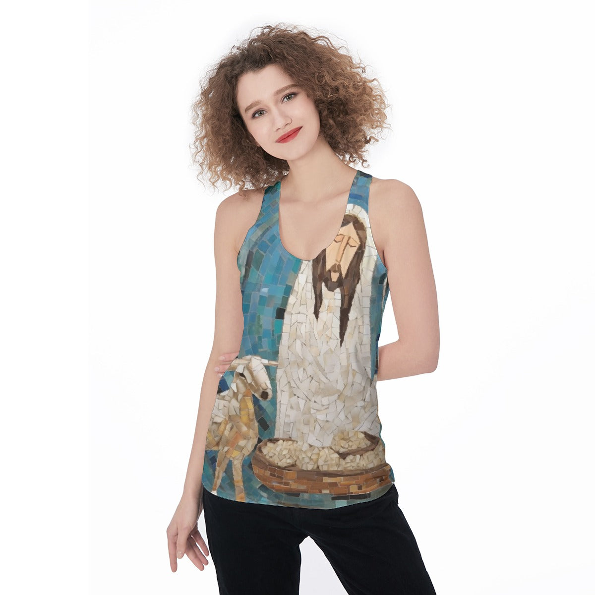 All-Over Print Women's Racerback Tank Top