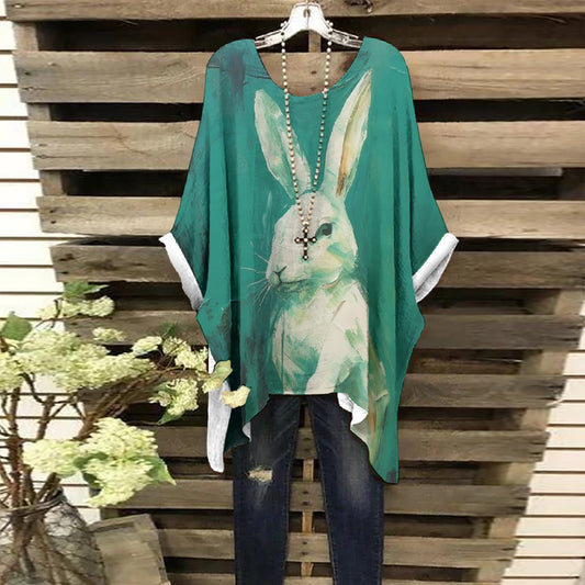 All-Over Print Women's Bat Sleeve Shirt