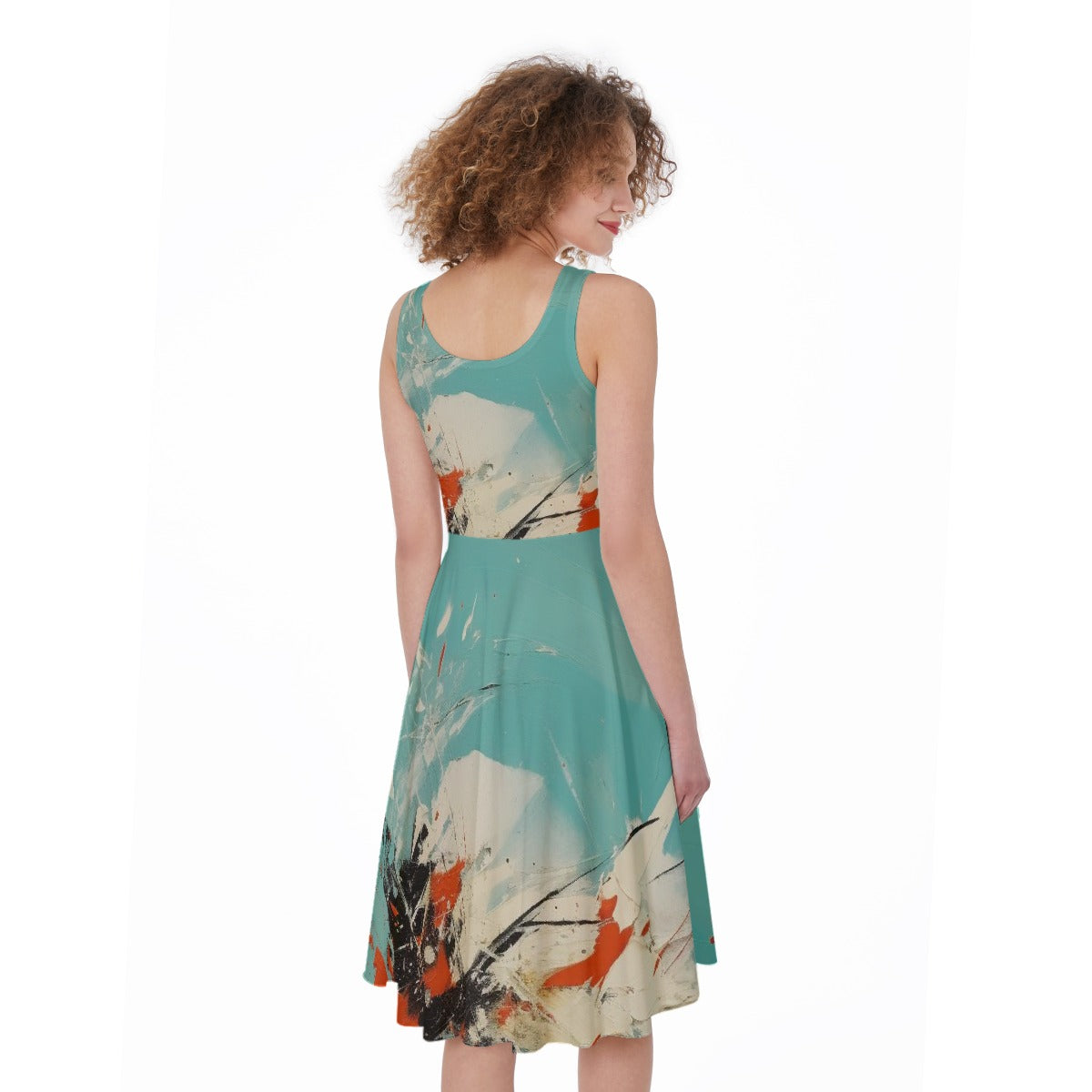 All-Over Print Women's Sleeveless Dress