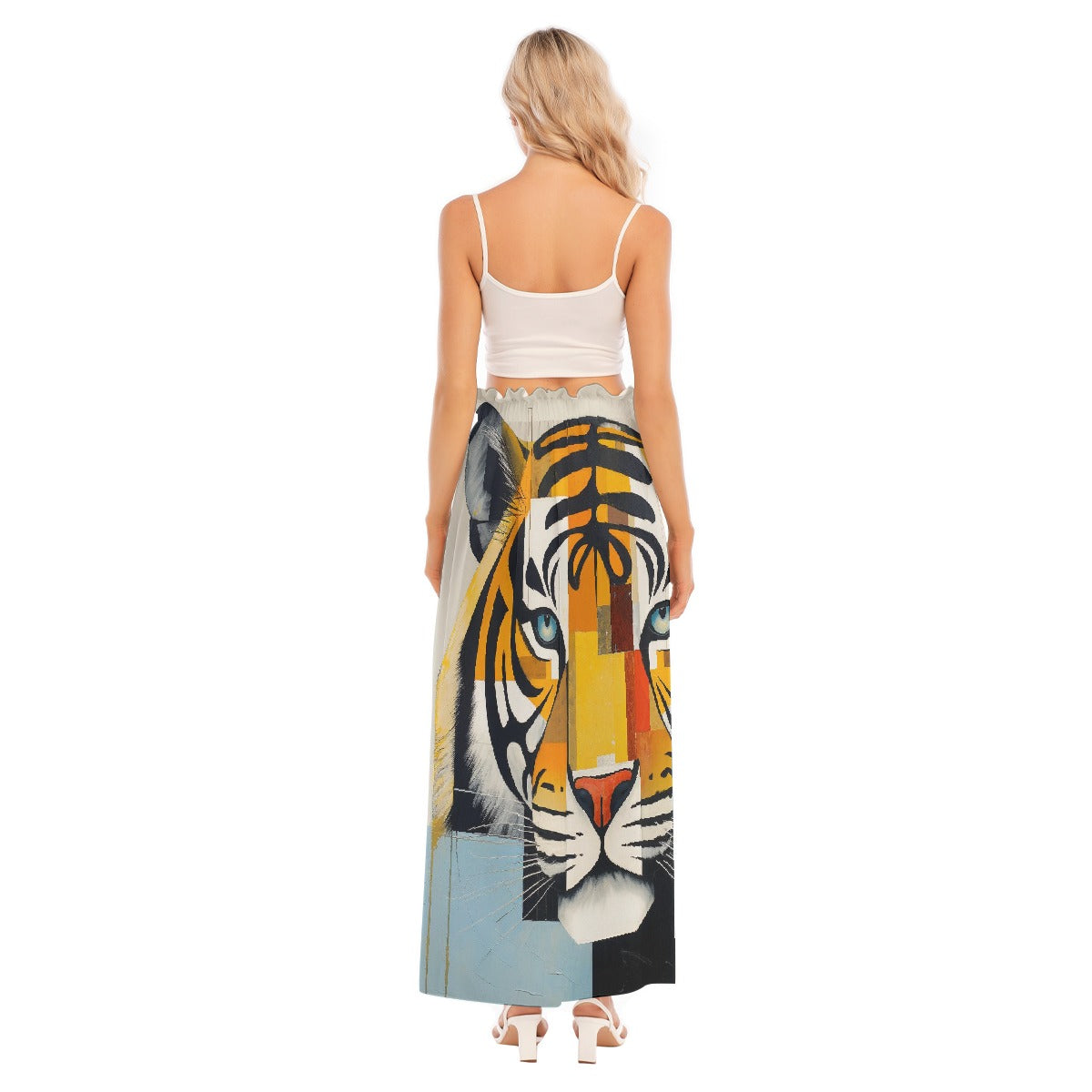 All-Over Print Women's Side Split Skirt