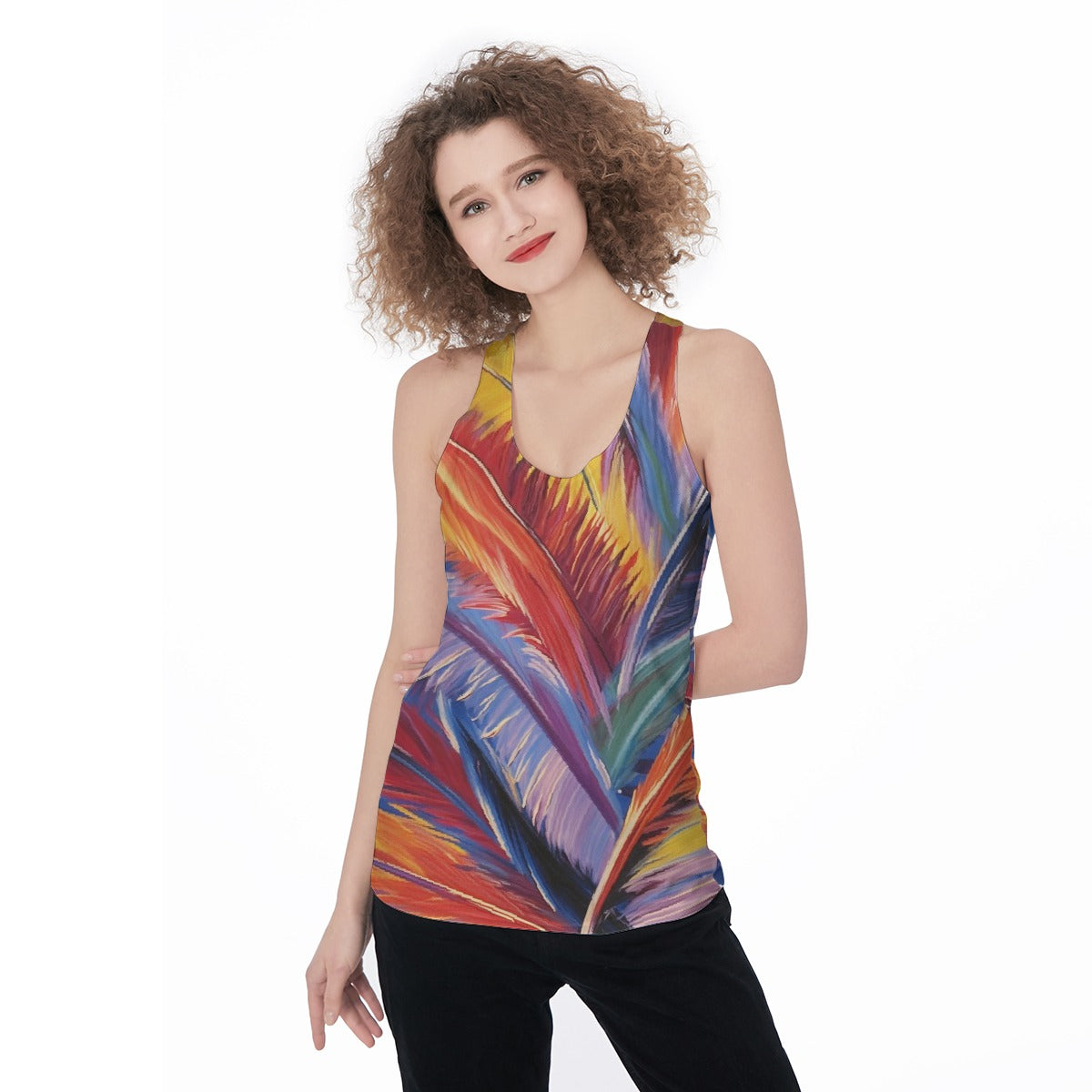 All-Over Print Women's Racerback Tank Top