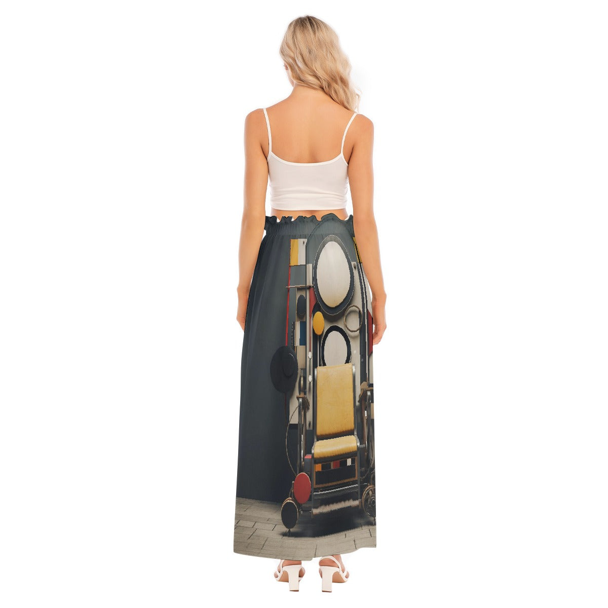 All-Over Print Women's Side Split Skirt