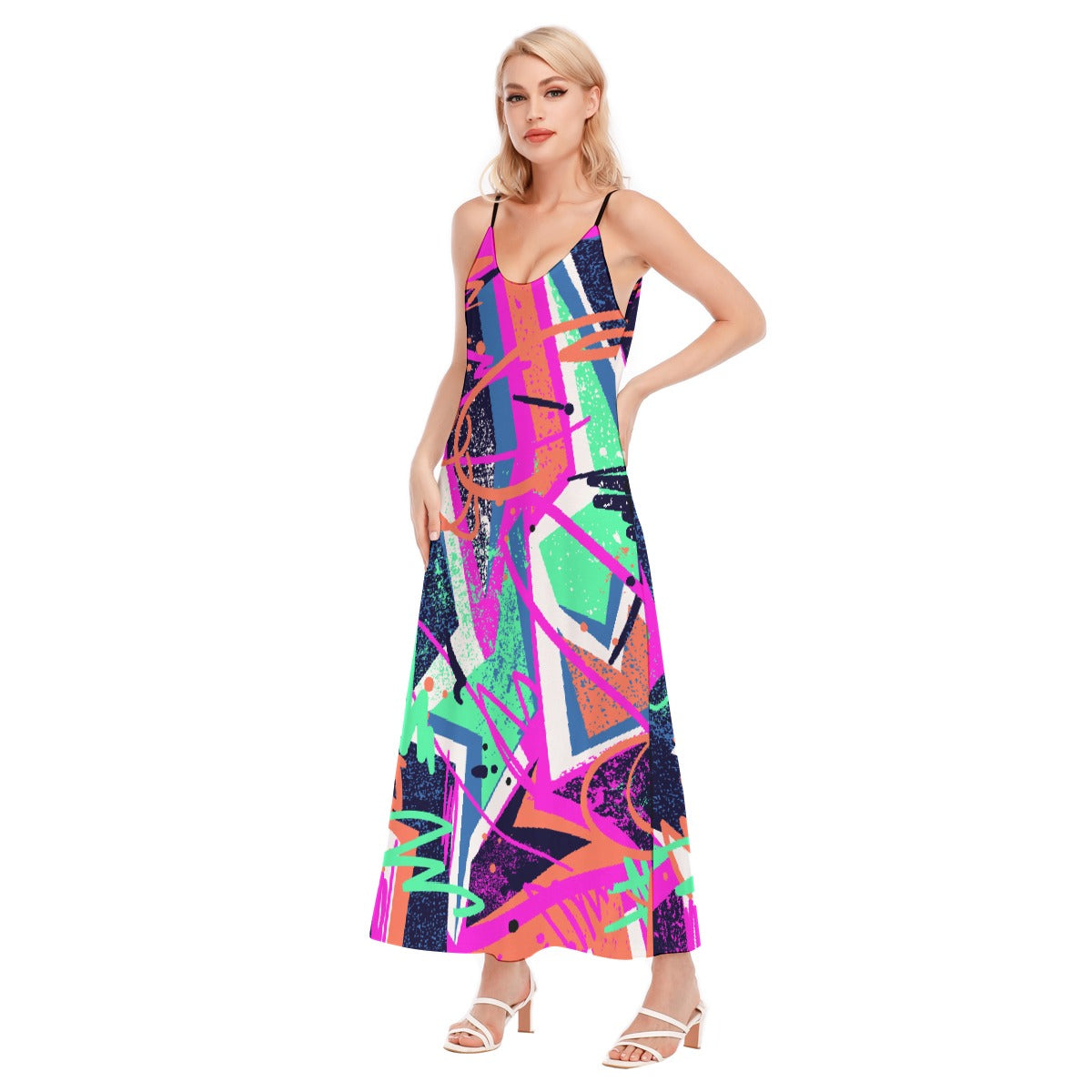 All-Over Print Women's Sling Dress