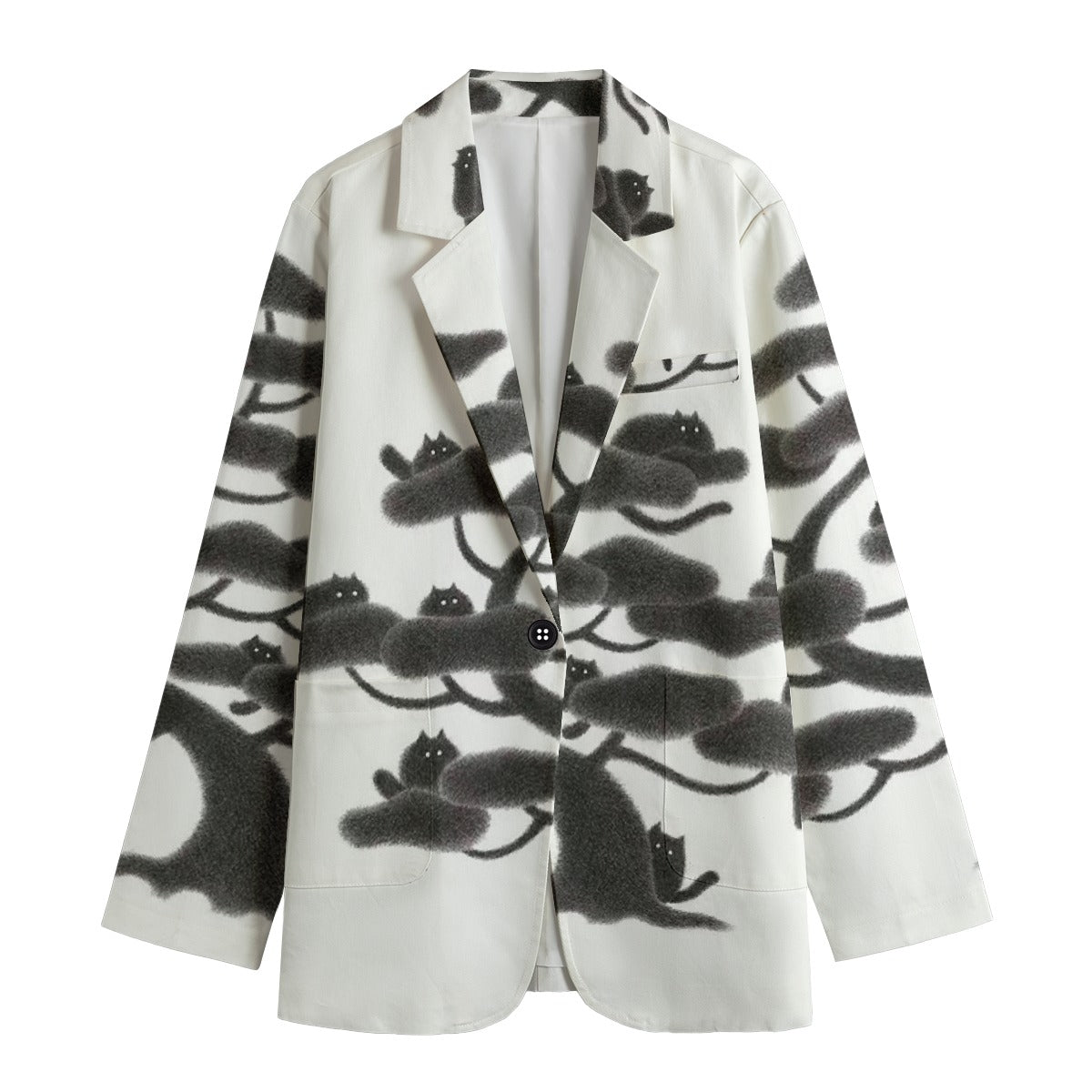 All-Over Print Women's Leisure Blazer