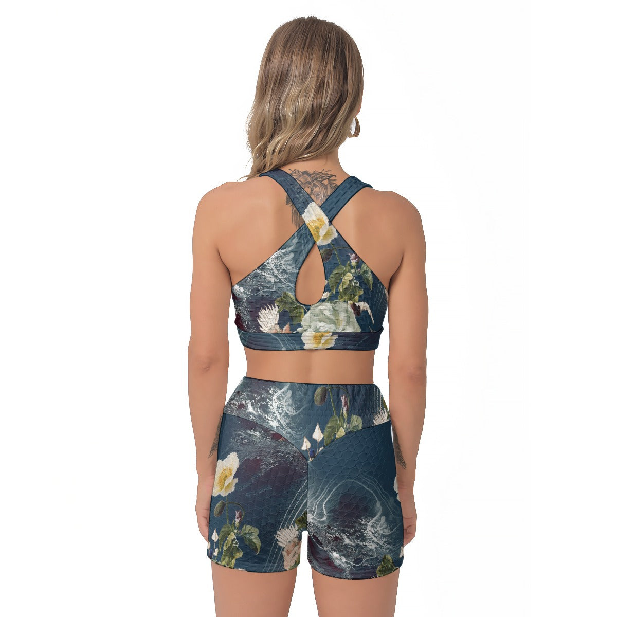 All-Over Print Women's Sports Bra Suit