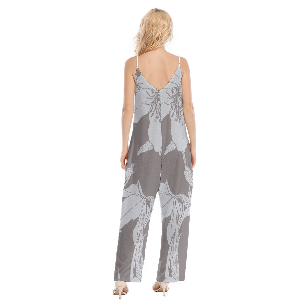 All-Over Print Women's Loose Cami Jumpsuit
