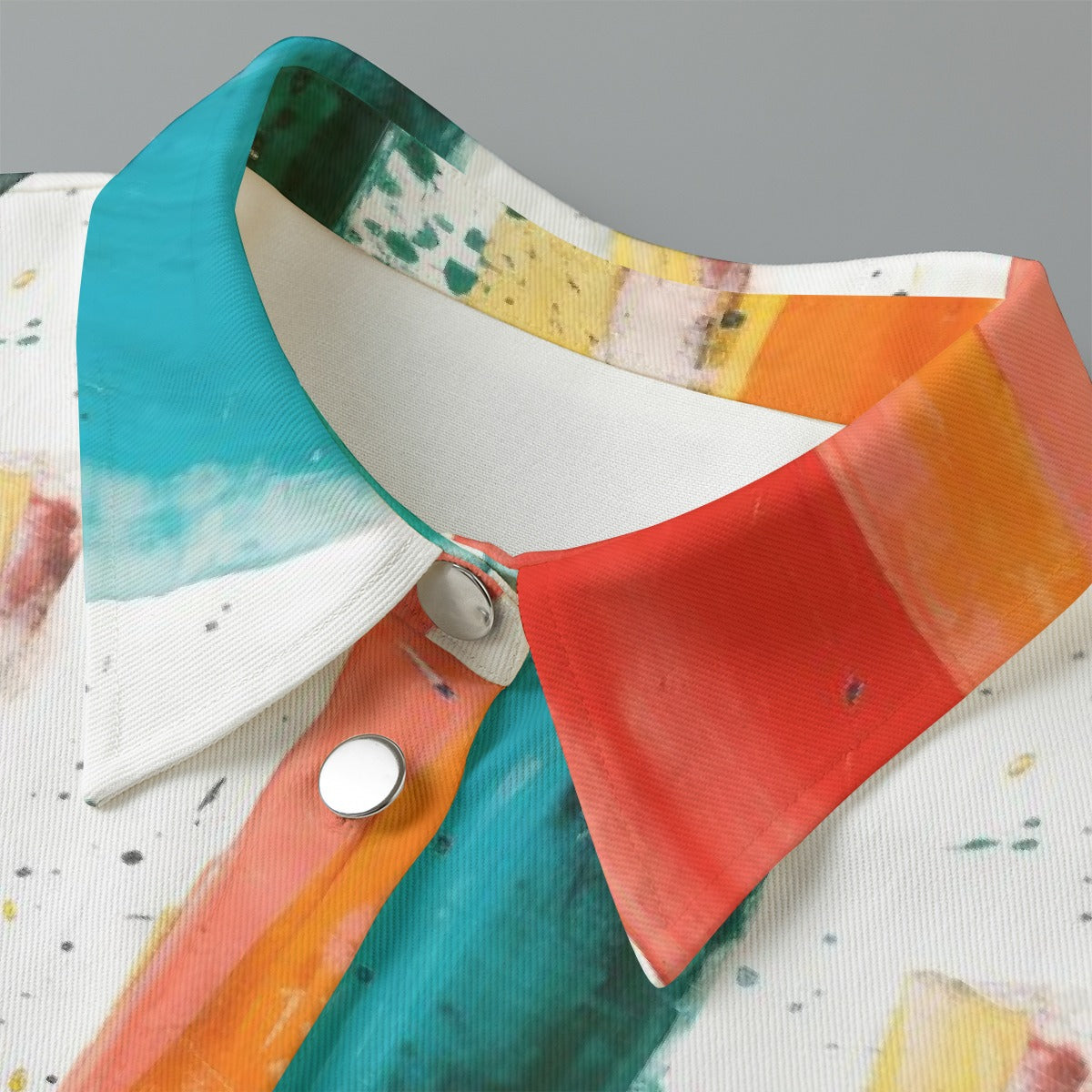 All-Over Print Women's Cropped Jacket | 245GSM Cotton