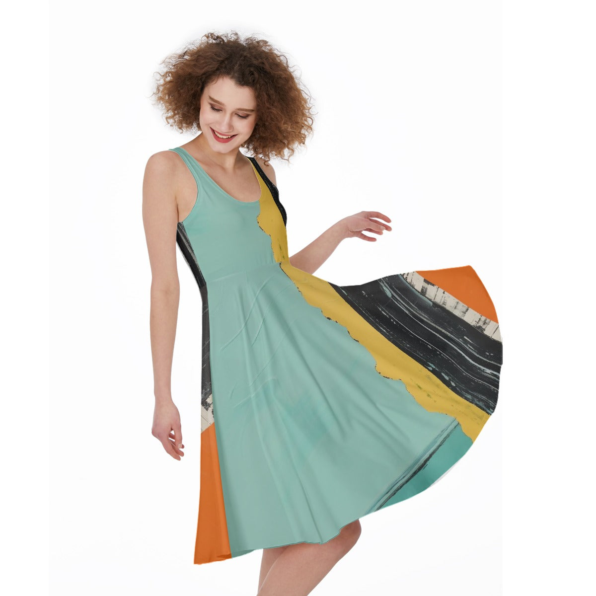 All-Over Print Women's Sleeveless Dress