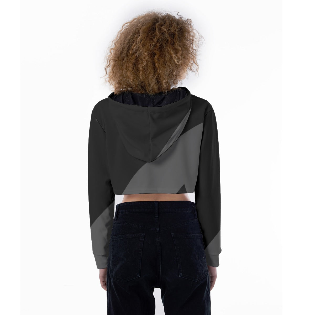 All-Over Print Women's Crop Top Hoodie