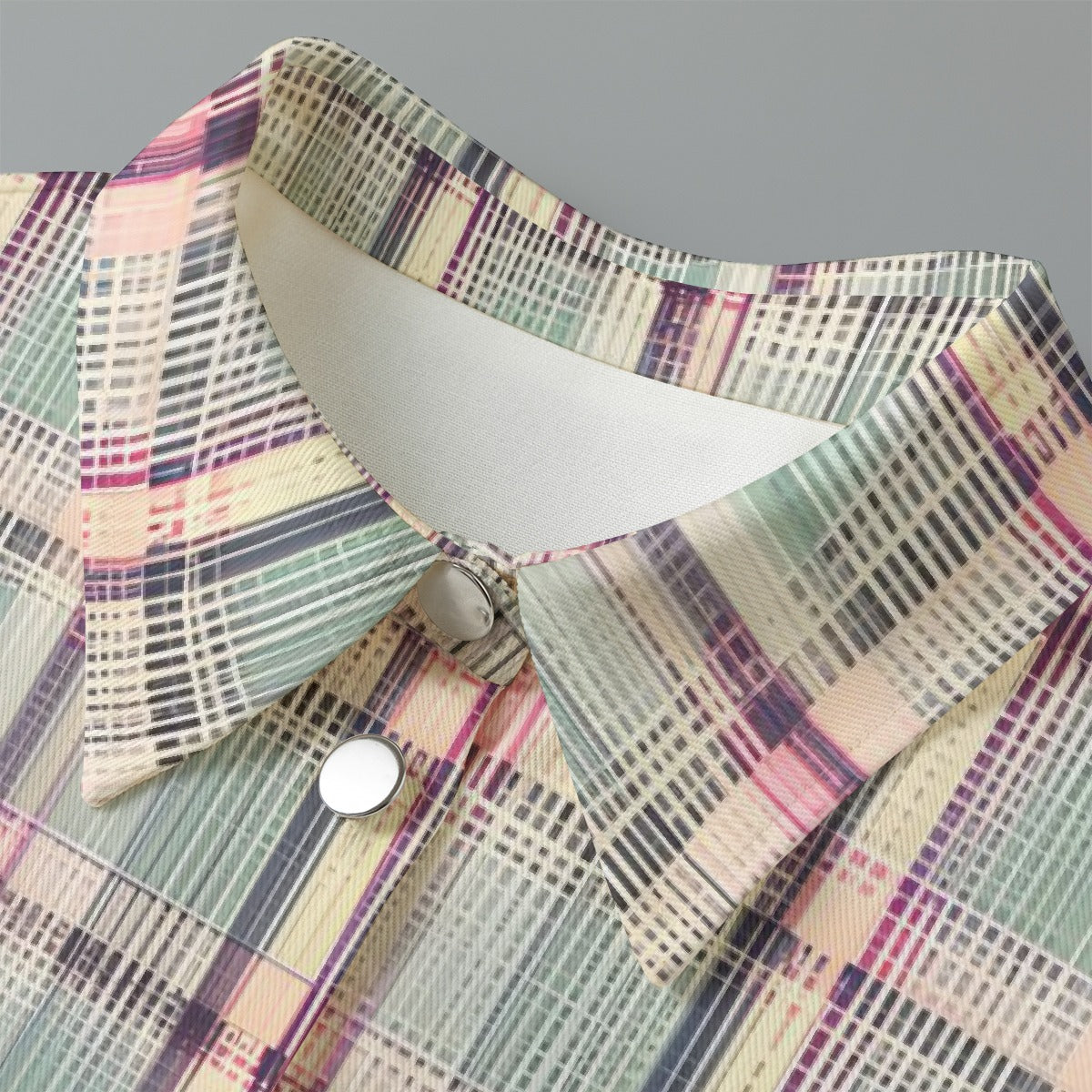 All-Over Print Women's Cropped Jacket | 245GSM Cotton