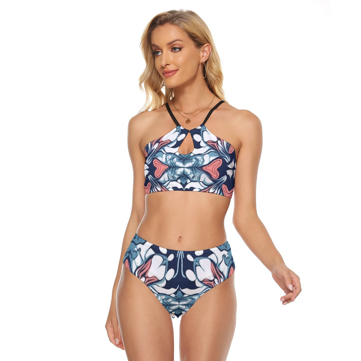All-Over Print Women's Cami Keyhole One-piece Swimsuit