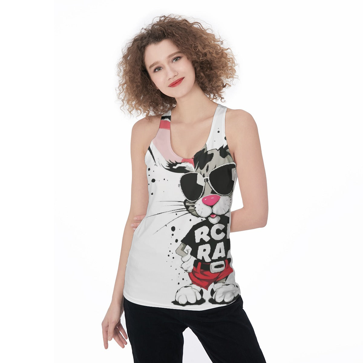 All-Over Print Women's Racerback Tank Top