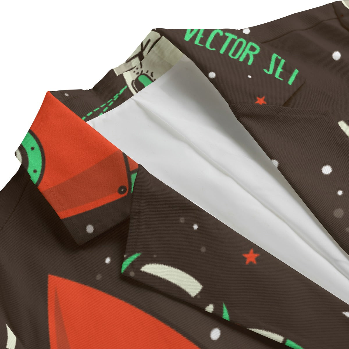 All-Over Print Women's Leisure Blazer