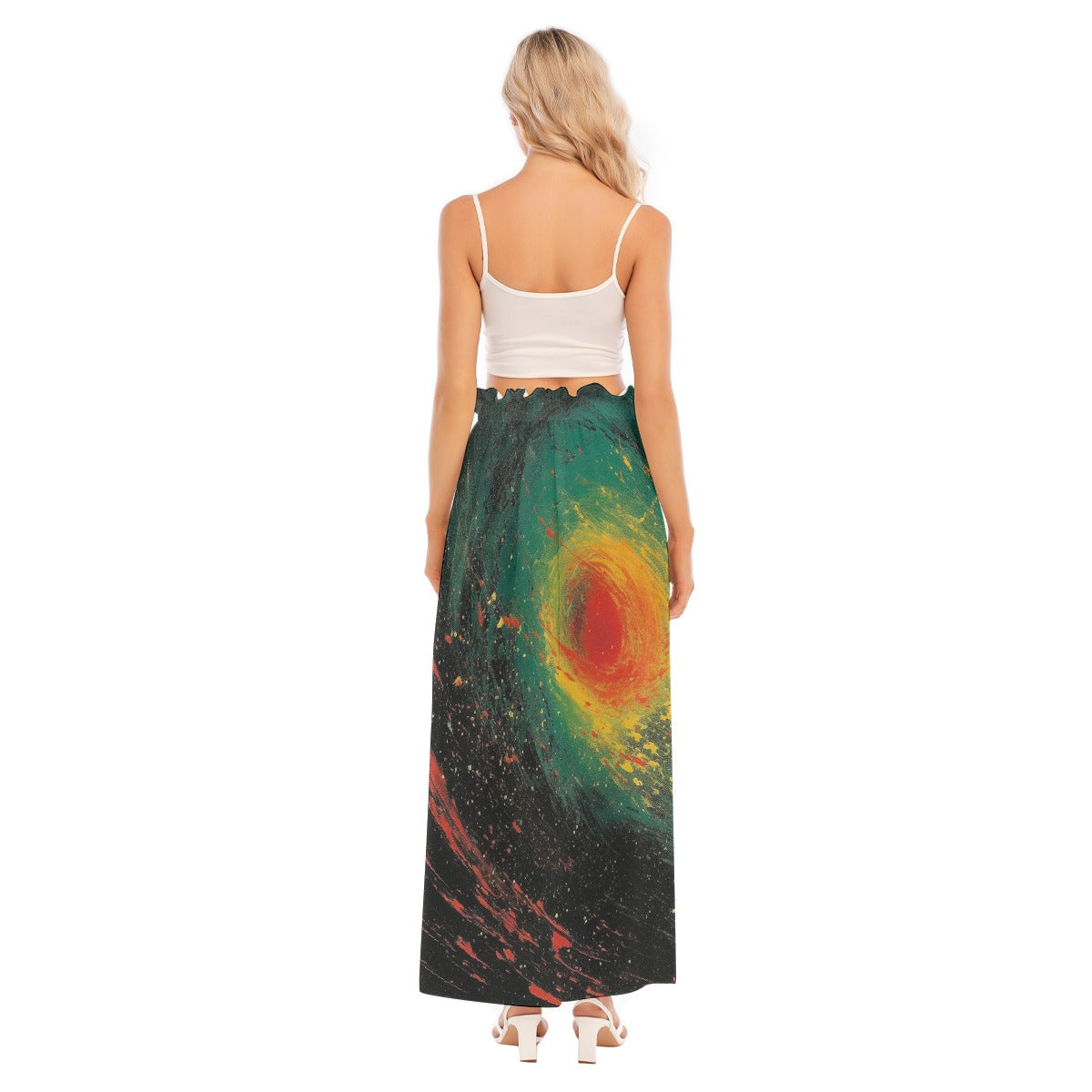 All-Over Print Women's Side Split Skirt