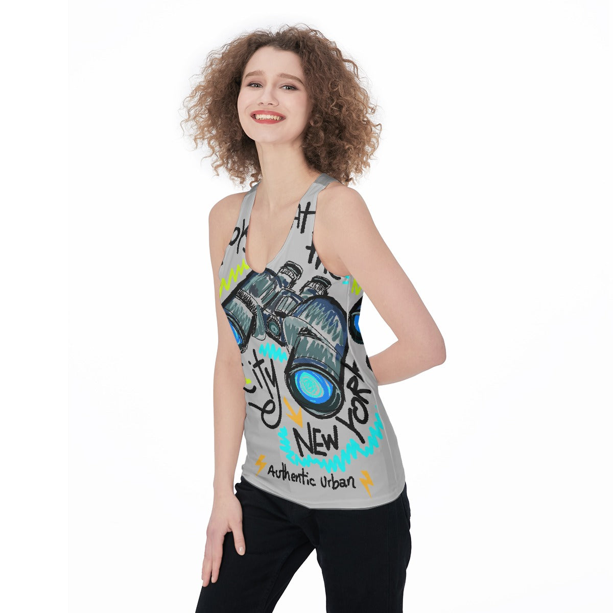All-Over Print Women's Racerback Tank Top
