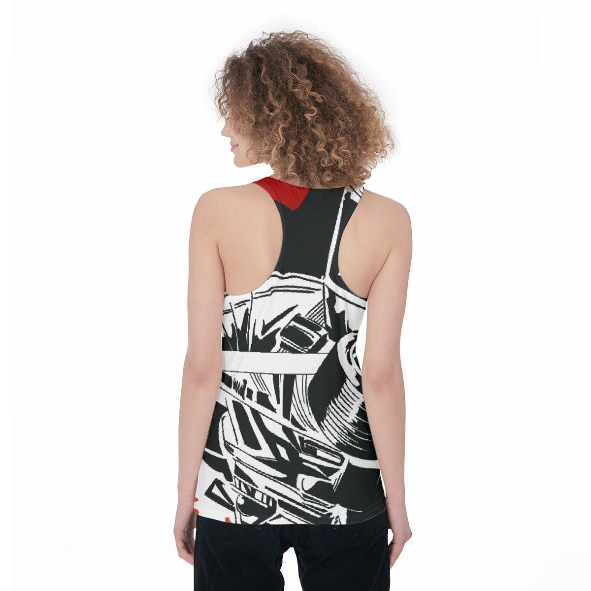 All-Over Print Women's Racerback Tank Top