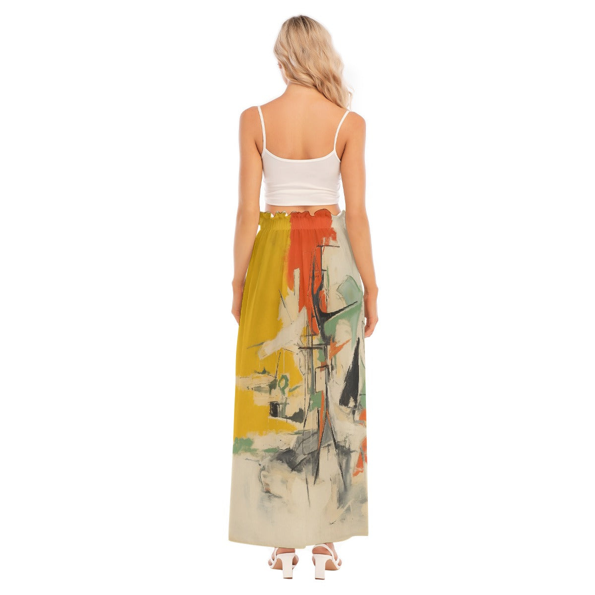 All-Over Print Women's Side Split Skirt