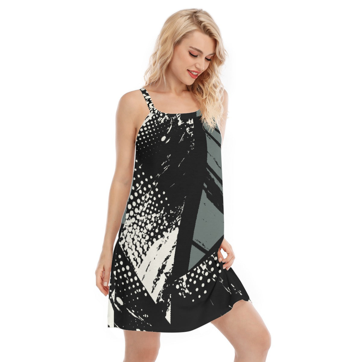 All-Over Print Women's Sleeveless Cami Dress