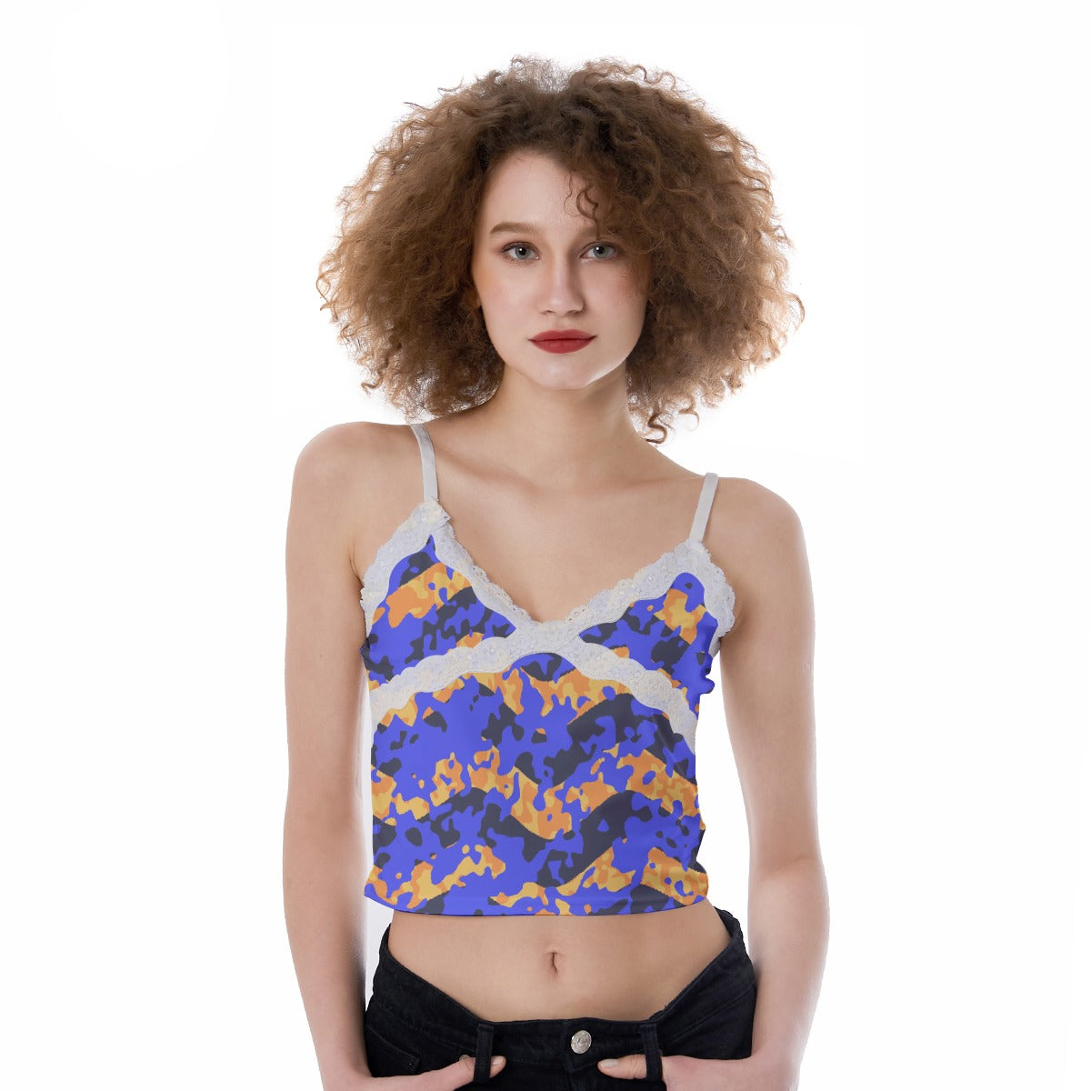 All-Over Print Women's Lace Camisole