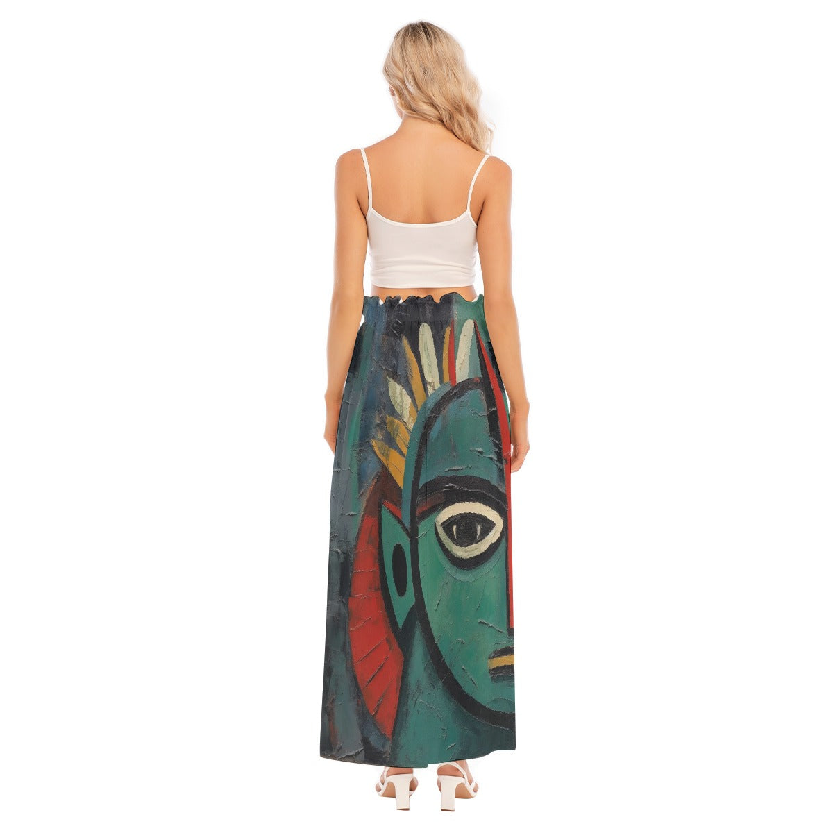 All-Over Print Women's Side Split Skirt