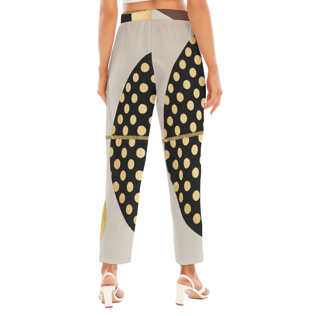 All-Over Print Women's Loose Straight-leg Pants