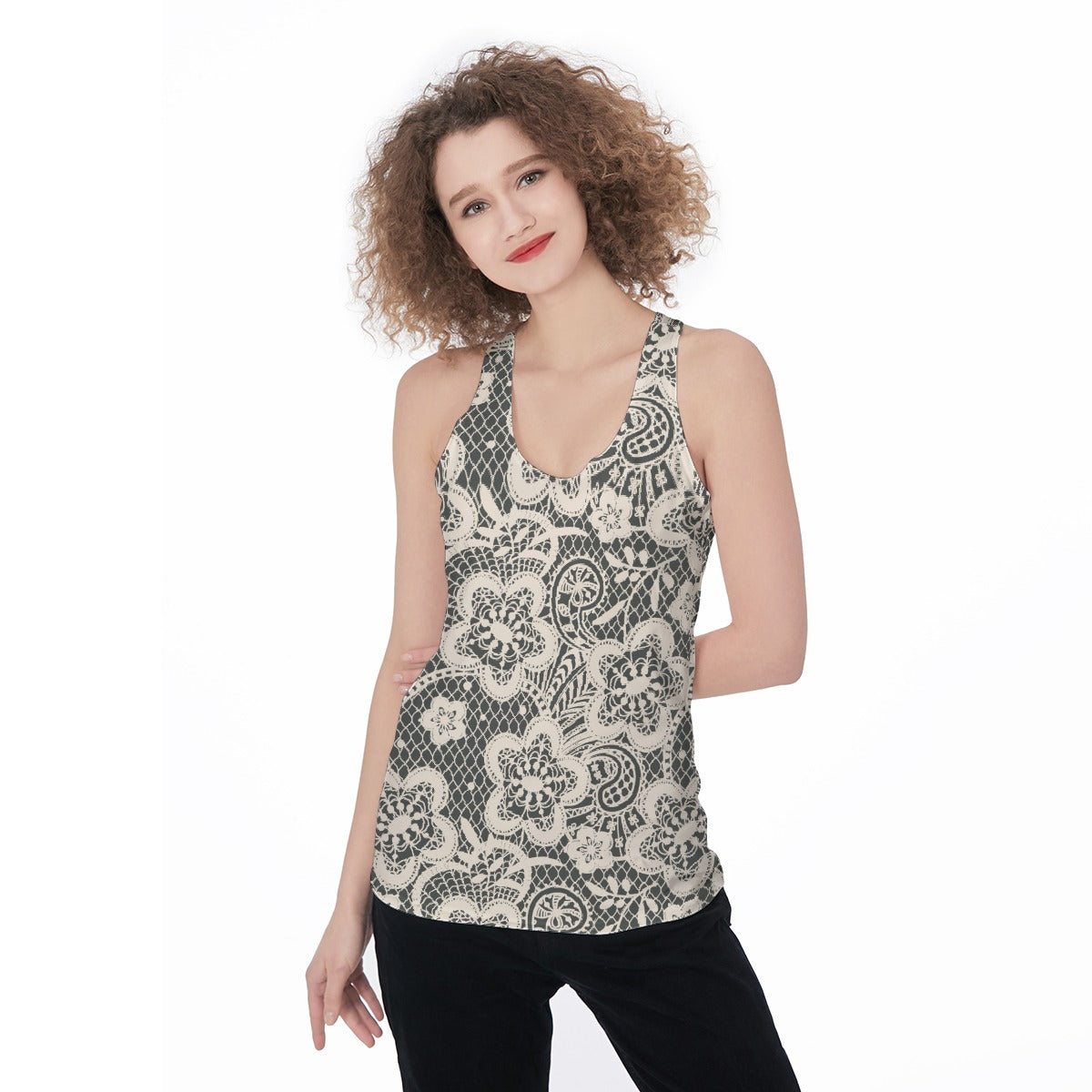 All-Over Print Women's Racerback Tank Top