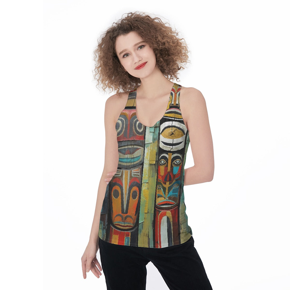 All-Over Print Women's Racerback Tank Top