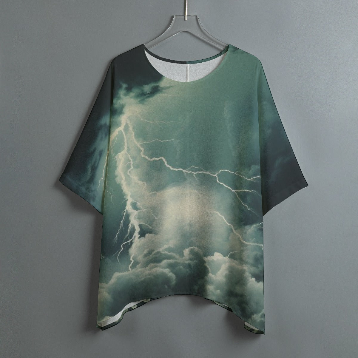 All-Over Print Women's Bat Sleeve Shirt