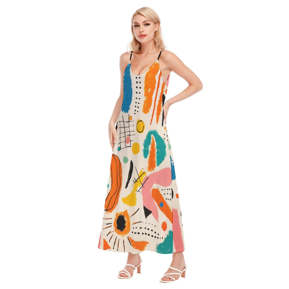 All-Over Print Women's Sling Dress