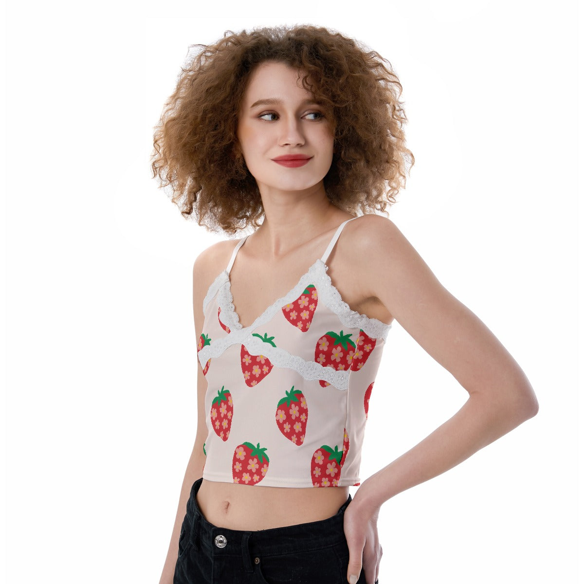 All-Over Print Women's Lace Camisole