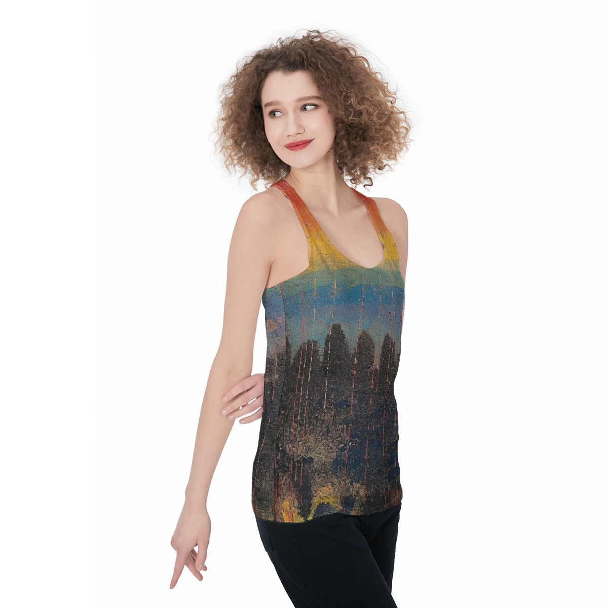 All-Over Print Women's Racerback Tank Top