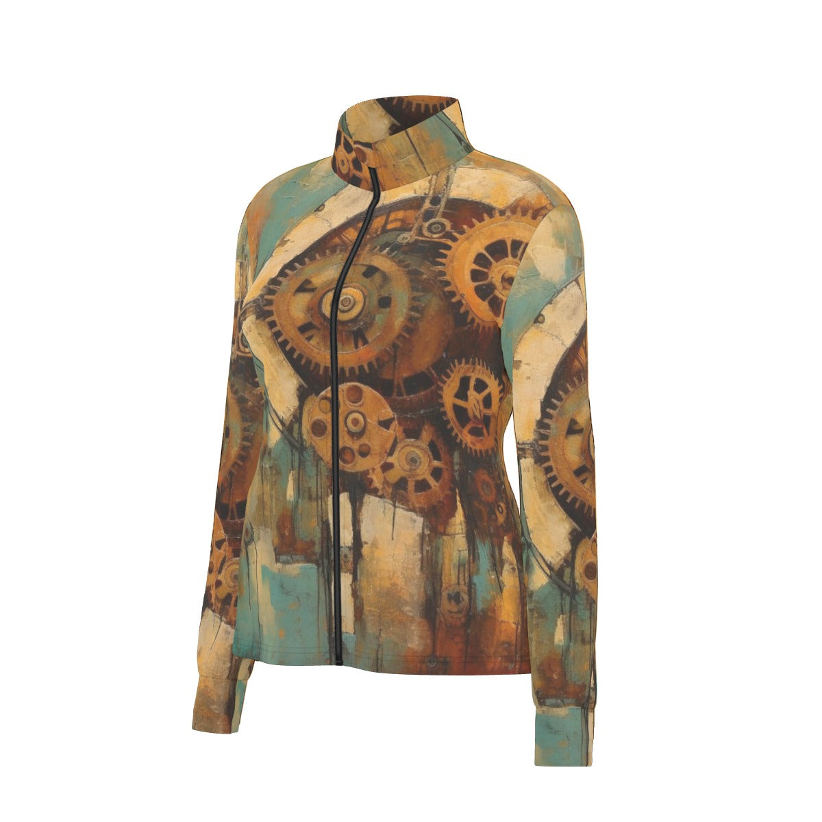 All-Over Print Women's Long Sleeve Thumbhole Jacket