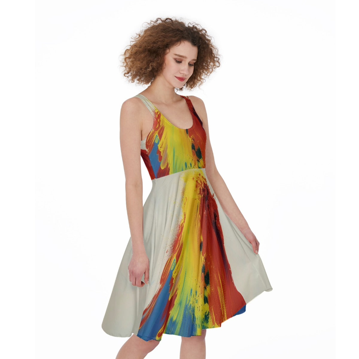 All-Over Print Women's Sleeveless Dress