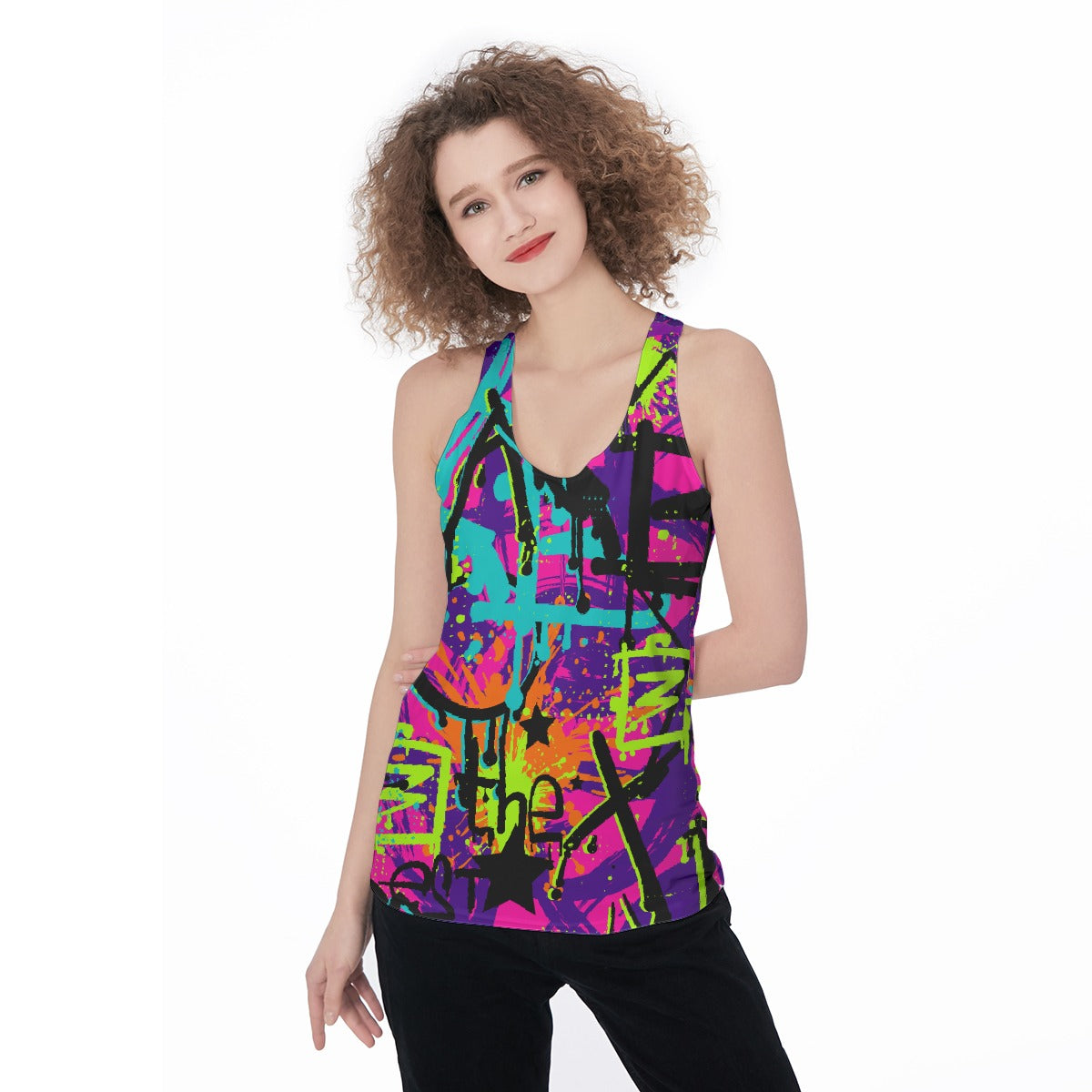 All-Over Print Women's Racerback Tank Top