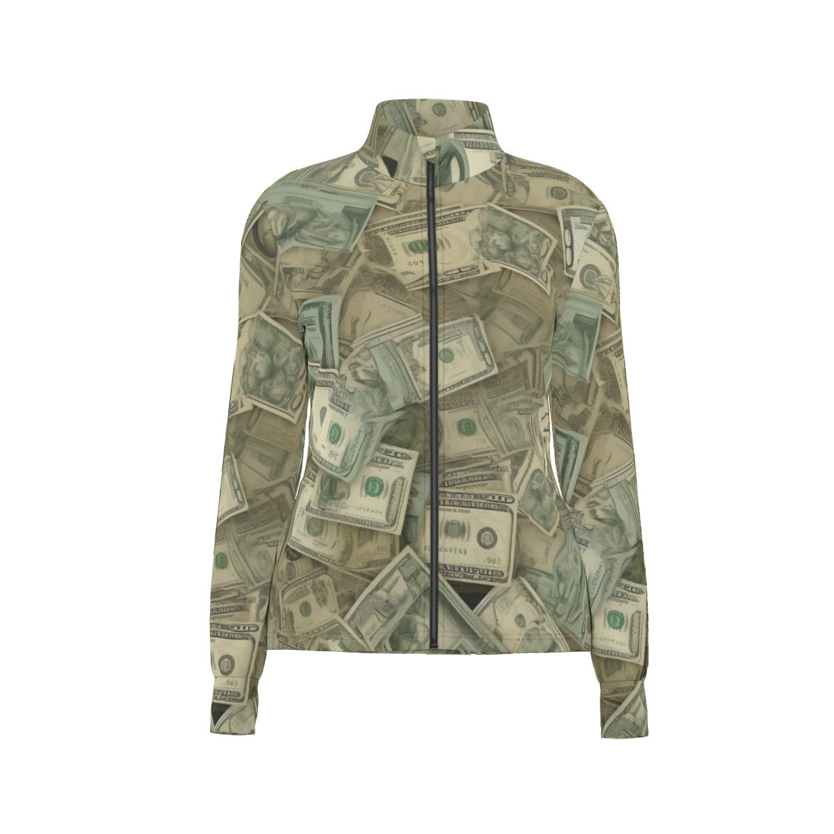 All-Over Print Women's Long Sleeve Thumbhole Jacket