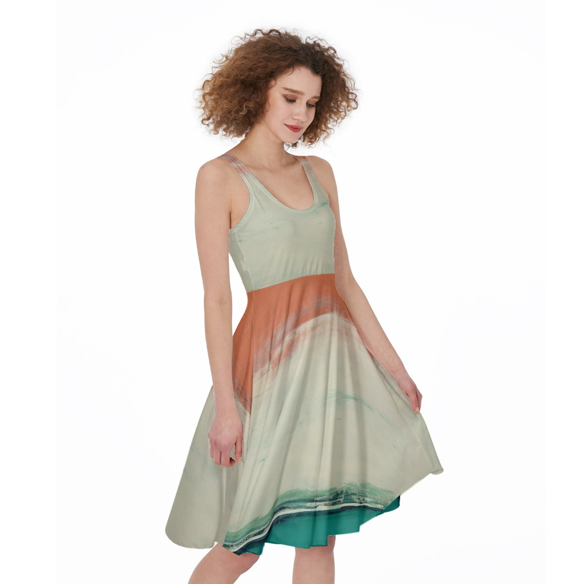 All-Over Print Women's Sleeveless Dress