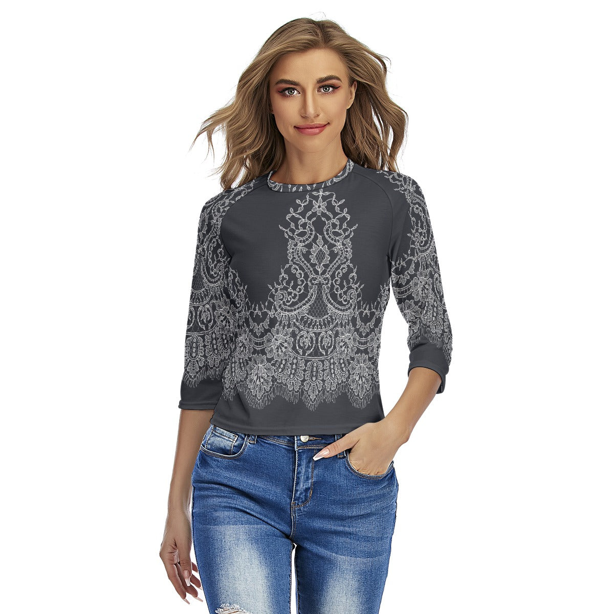 All-Over Print Women's Raglan Sleeves T-shirts
