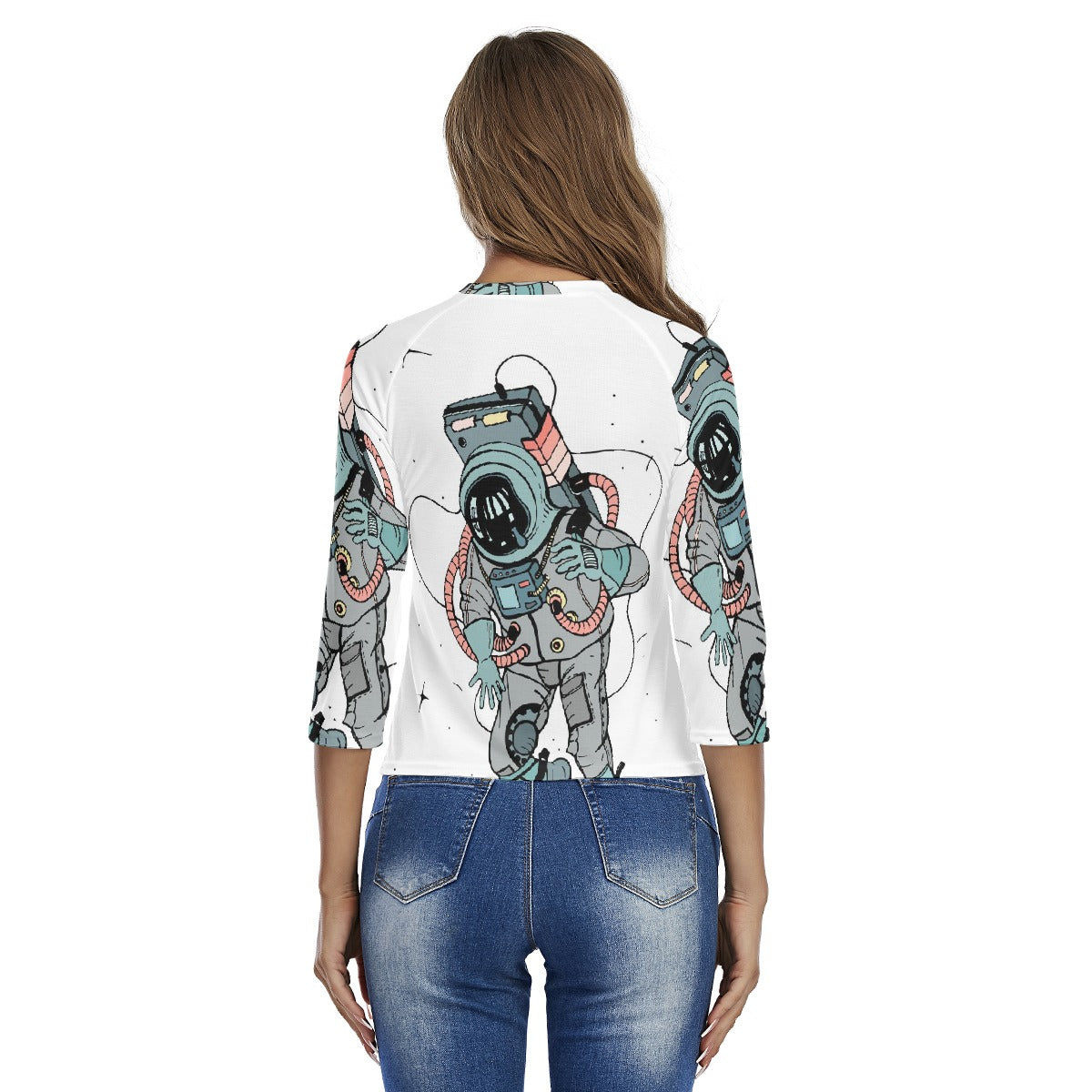 All-Over Print Women's Raglan Sleeves T-shirts