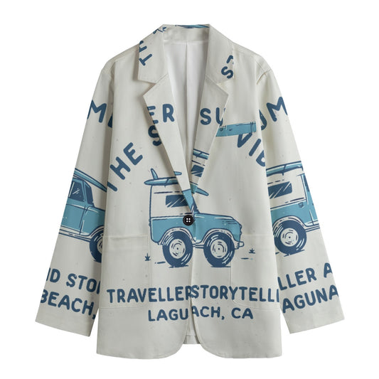 All-Over Print Women's Leisure Blazer