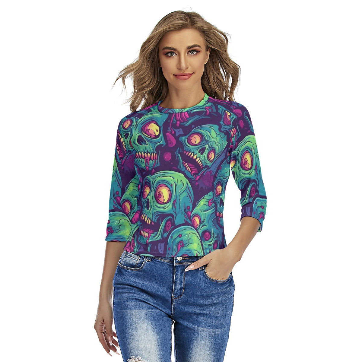 All-Over Print Women's Raglan Sleeves T-shirts
