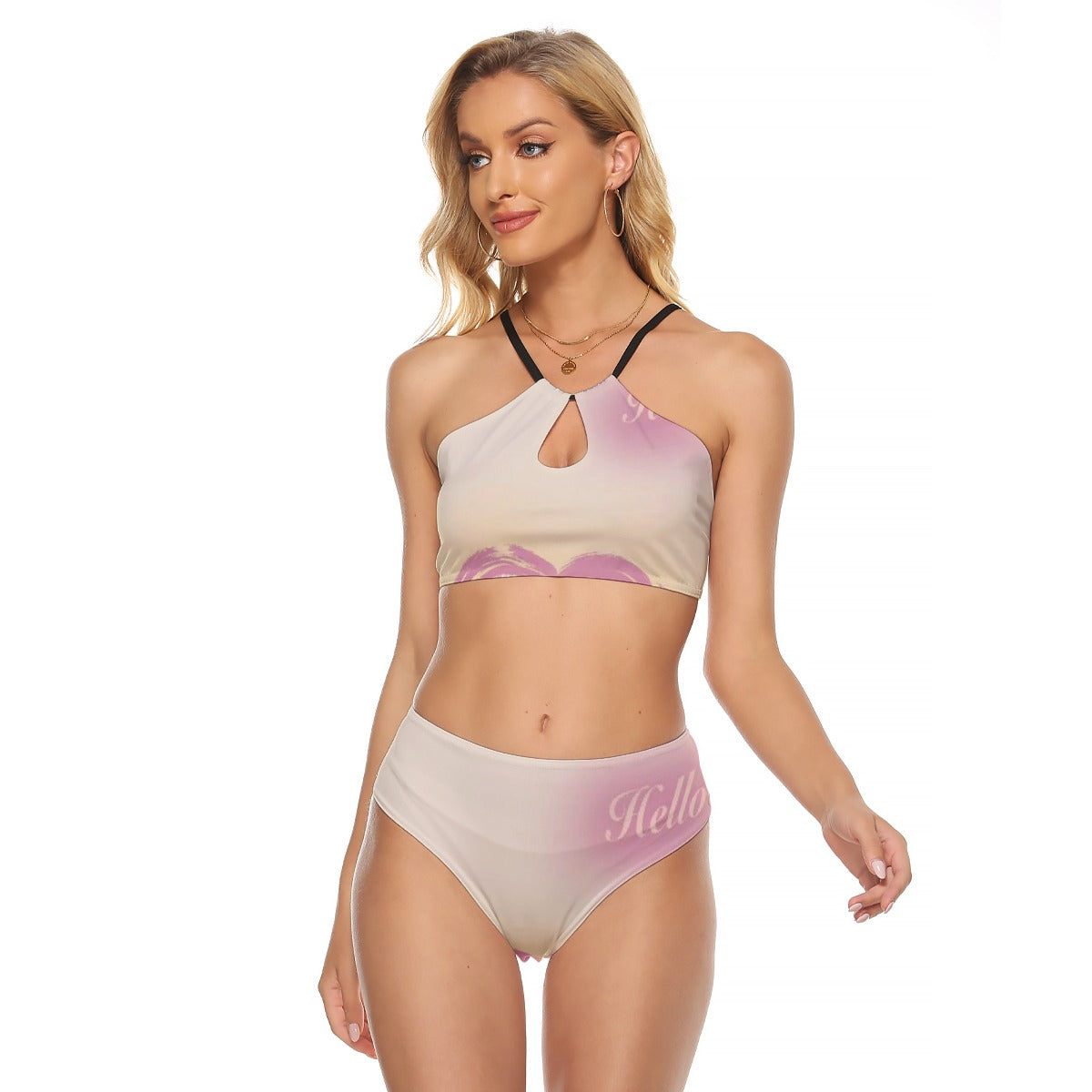 All-Over Print Women's Cami Keyhole One-piece Swimsuit