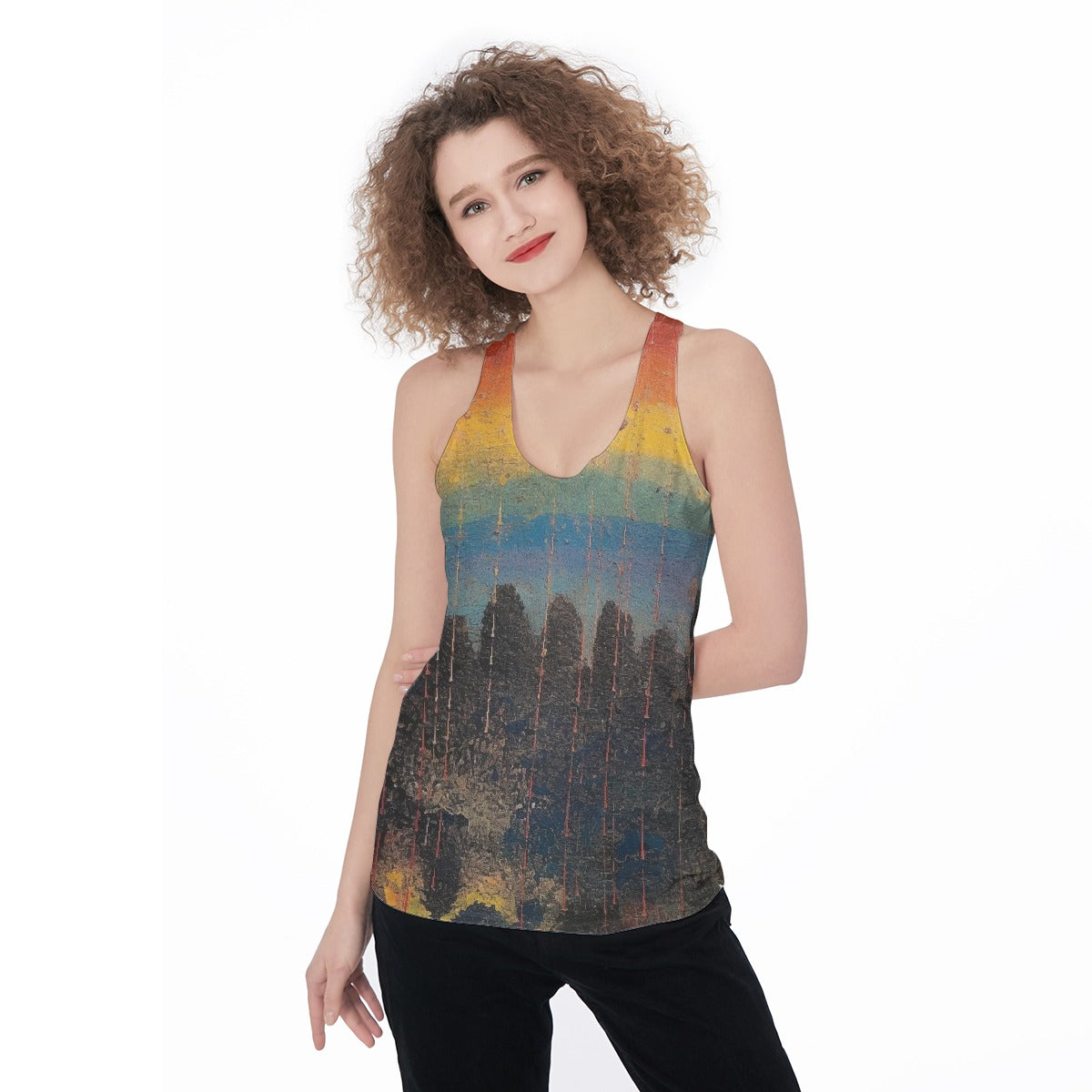 All-Over Print Women's Racerback Tank Top