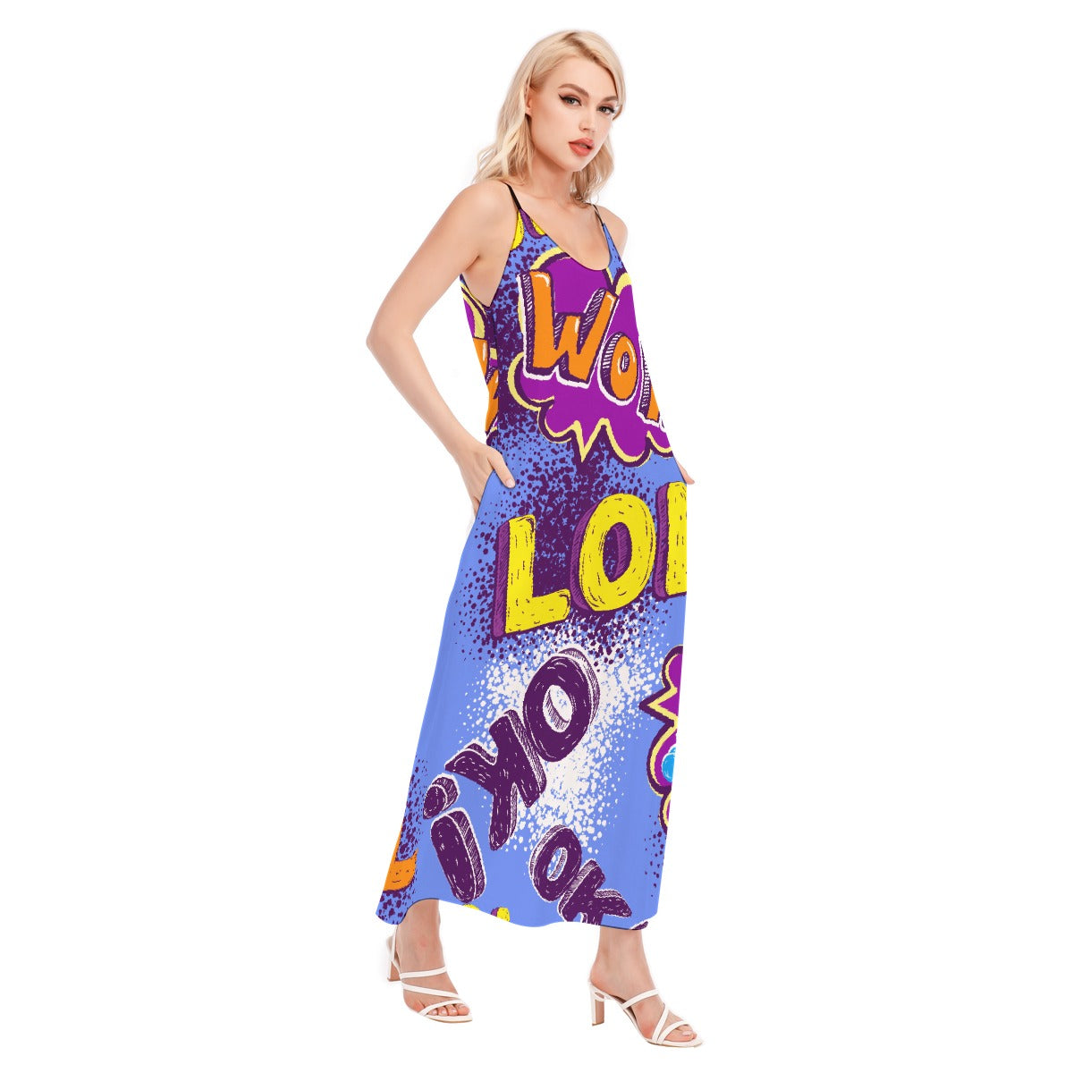 All-Over Print Women's Sling Dress