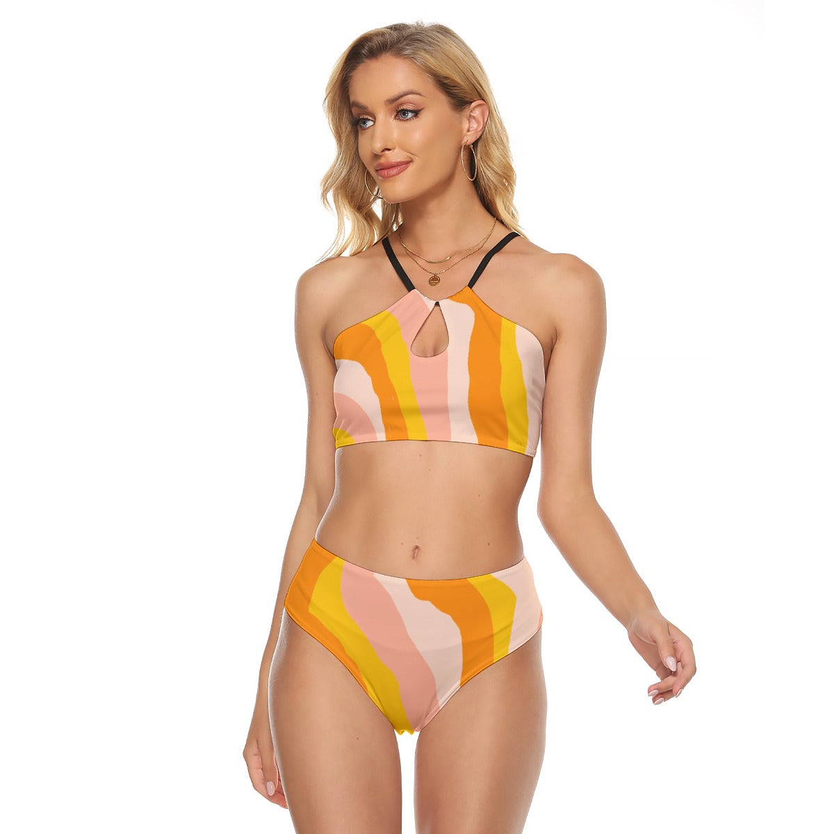 All-Over Print Women's Cami Keyhole One-piece Swimsuit